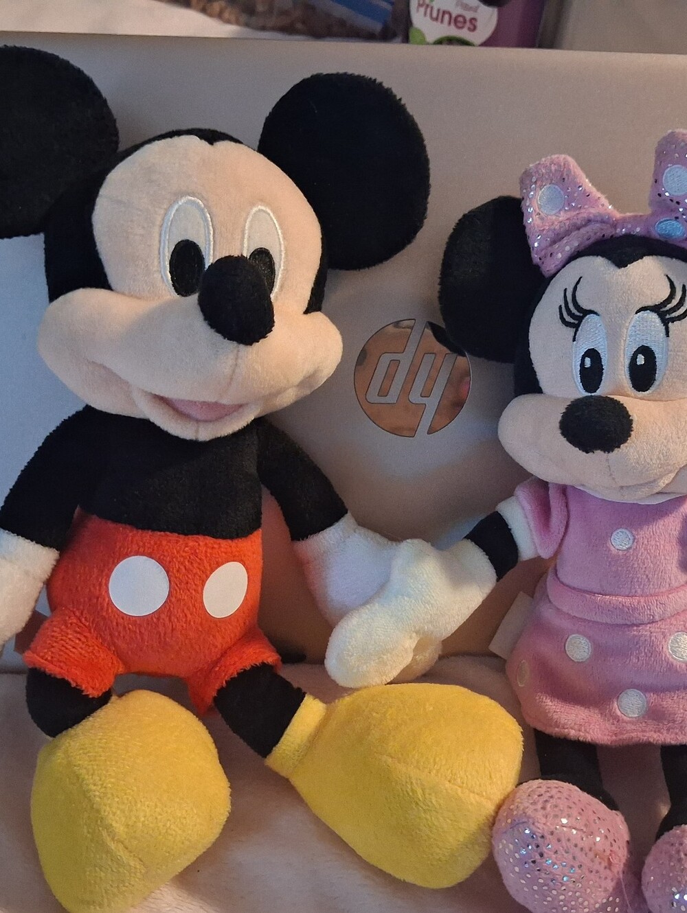 Disney Mickey & Minnie Plush Set - Black, Red, Yellow, Pink